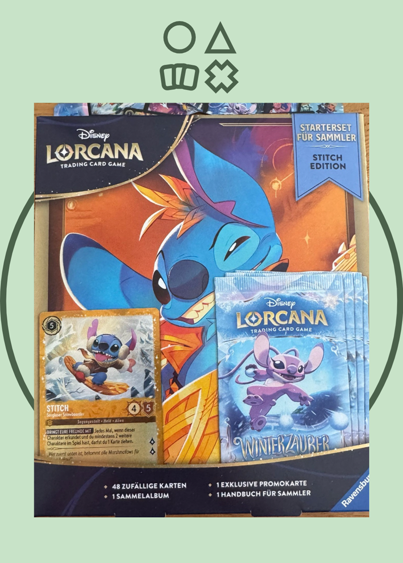 Disney Lorcana TCG Stitch Starterset für Sammler - deutsch