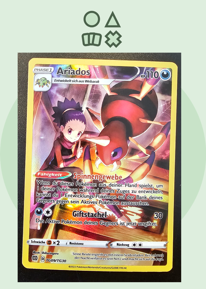 Ariados - NM (BRS TG09 Sword &amp; Shield Brilliant Stars)