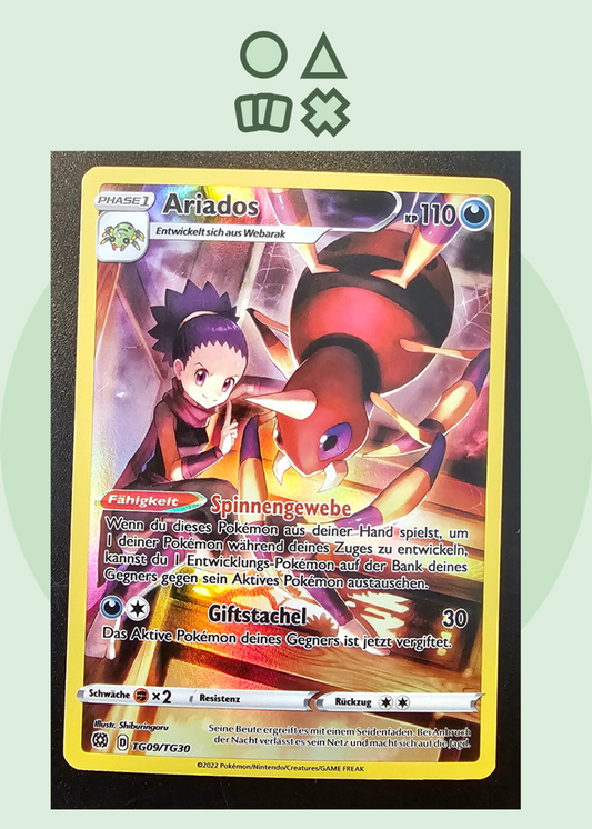 Ariados - NM (BRS TG09 Sword &amp; Shield Brilliant Stars)
