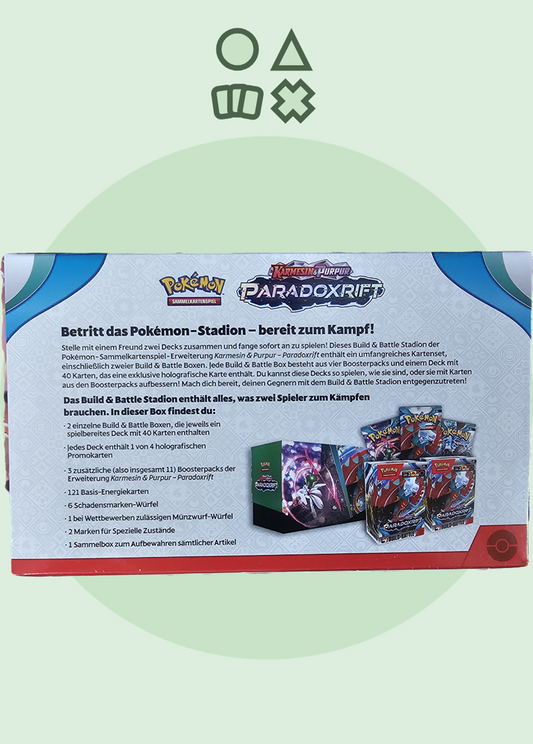 Pokémon Karmesin & Purpur Paradoxrift Build & Battle Stadion Box