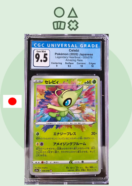 Celebi CGC 9.5 (s3a009 Legendary Heartbeat)
