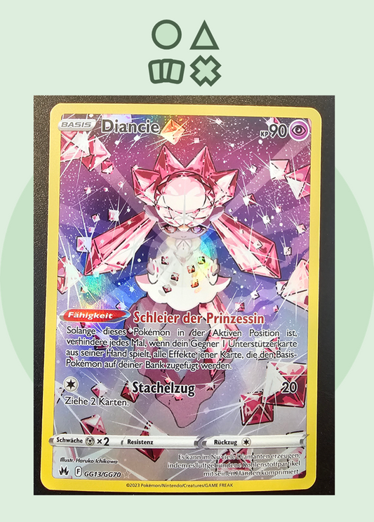 Diancie - NM (CRZ GG13 Sword &amp; Shield Crown Zenith)