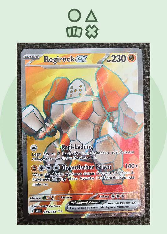 Regirock EX - NM (DRI214 SV Destined Rivals)