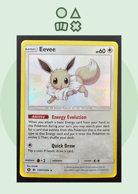 Eevee - NM (HIF SV41 Sun & Moon Hidden Fates)