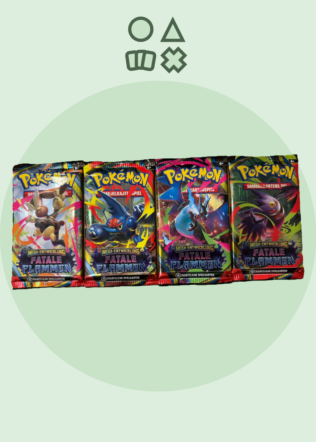 Pokémon Mega Entwicklungen Fatale Flammen Booster - deutsch