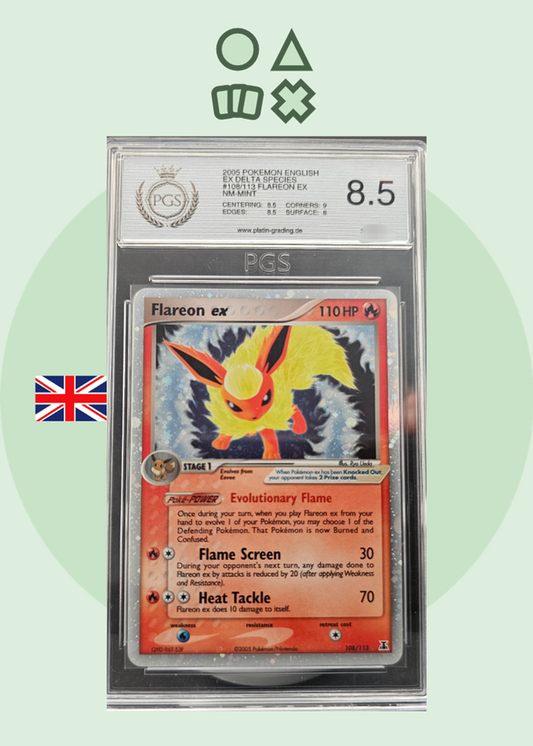 Flareon EX - PGS 8.5 (DS108 EX Delta Species)