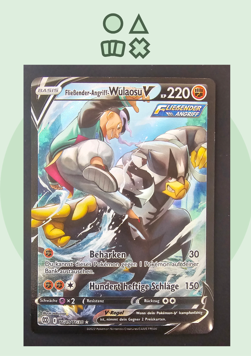 Flowing Attack Wulaosu V - NM (BRS TG20 SWSH Brilliant Stars)