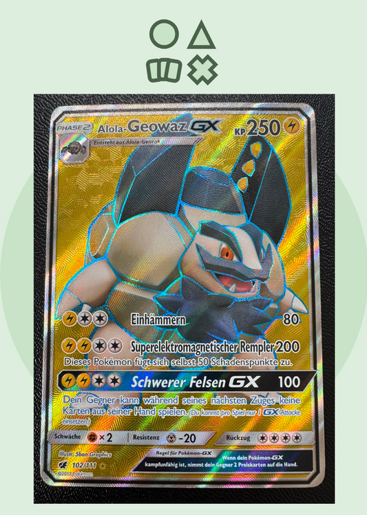 Alola-Geowaz GX - NM (CIN102 SM Crimson Invasion)