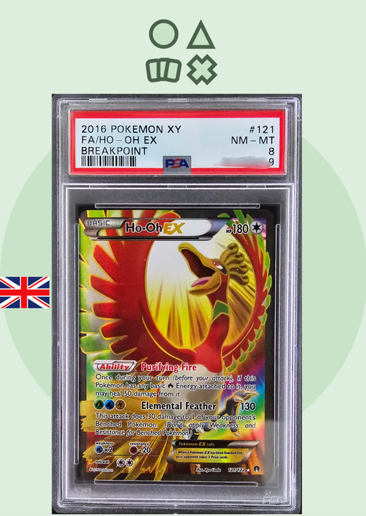Ho-Oh EX PSA 8 (BKP121 XY Breakpoint)