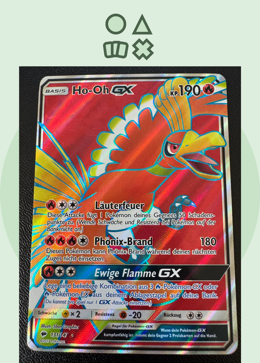Ho-Oh GX - NM (BUS131  SM Burning Shadows)
