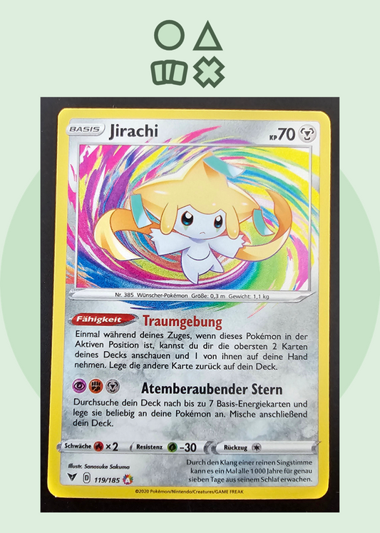 Jirachi - NM (VIV119 Sword &amp; Shield Vivid Voltage)