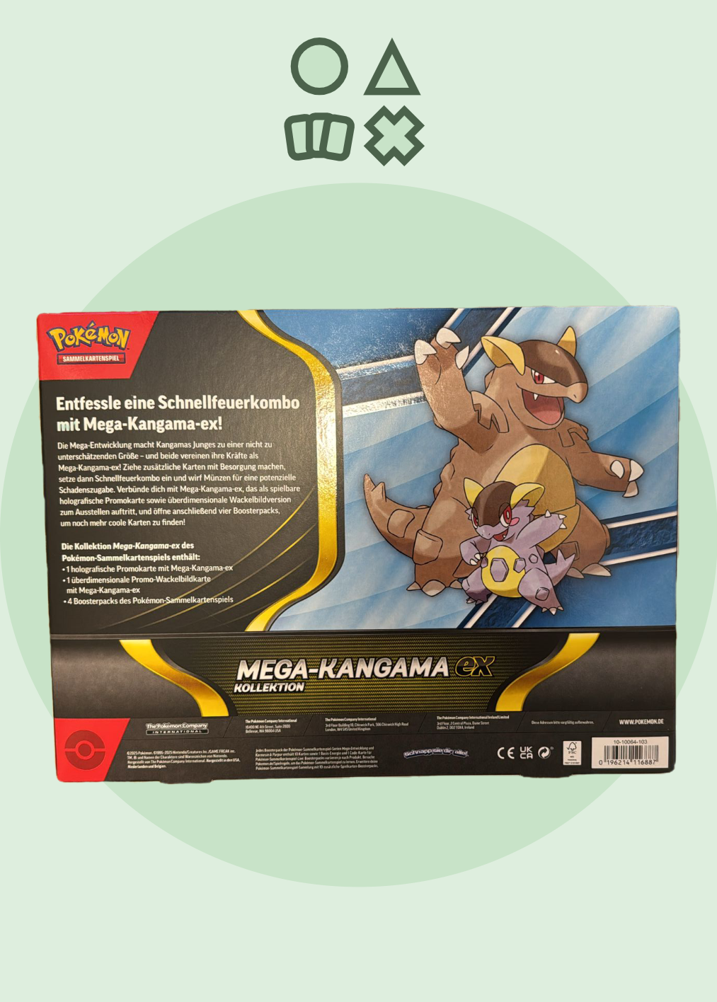Pokémon Mega-Kangama ex Kollektion - deutsch
