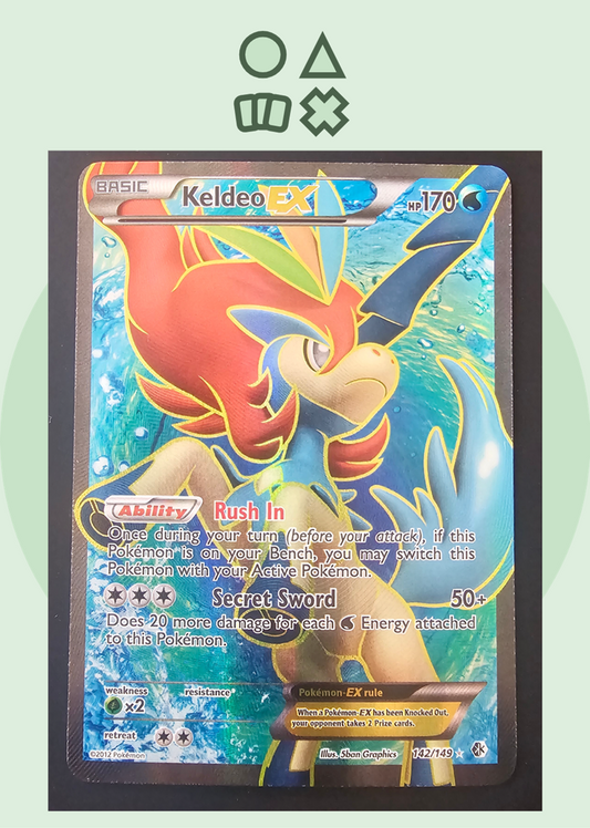Keldeo EX - NM (BRC142 B&W Boundaries Crossed)