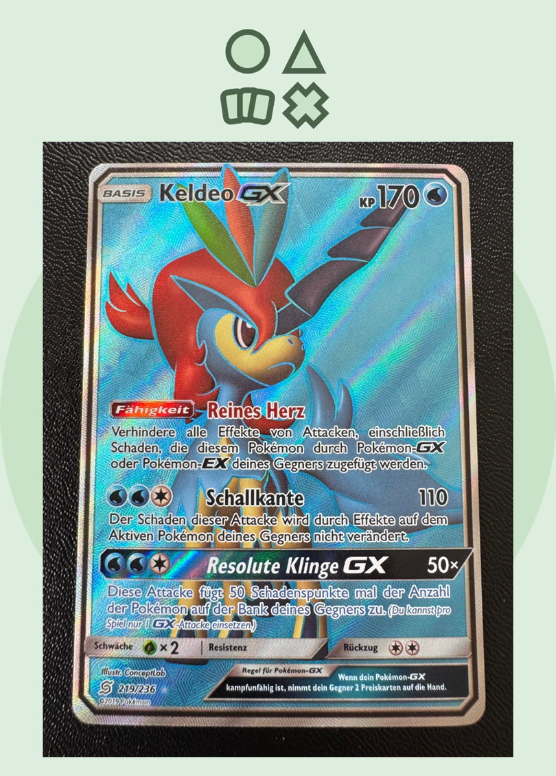 Keldeo GX - NM (UNM219 SM Unified Minds)