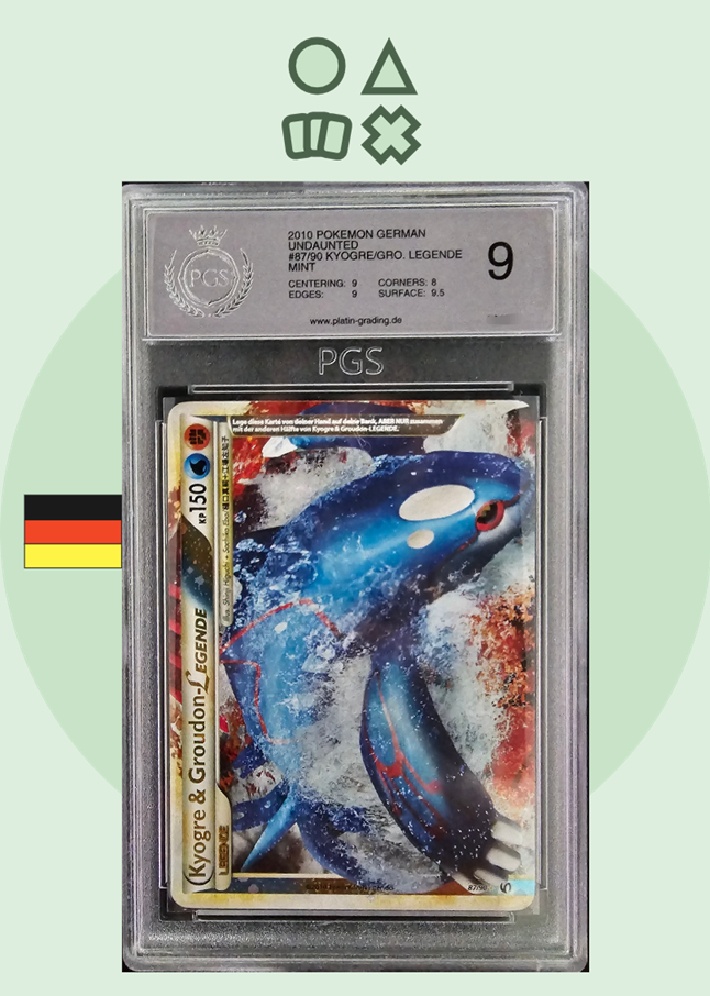 Kyogre &amp; Groudon Legend - PGS 9 (UD87 HG&amp;SS Undaunted)