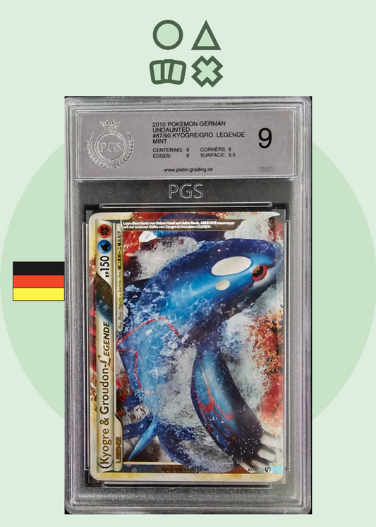Kyogre &amp; Groudon Legend - PGS 9 (UD87 HG&amp;SS Undaunted)