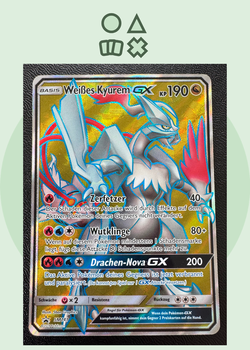 Weißes Kyurem GX - NM (SM141 Sun & Moon Promo)