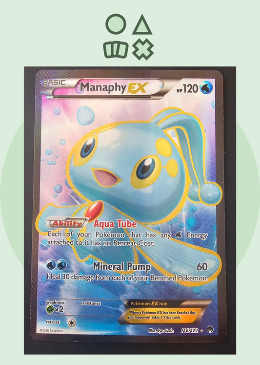 Manaphy EX - NM (BKP 116 XY Breakthrough)