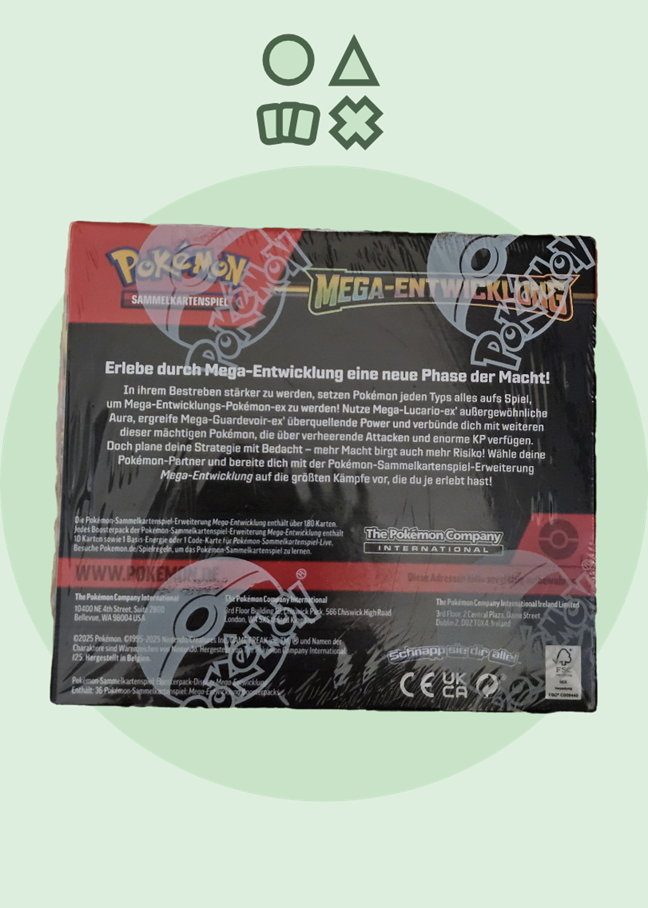 Pokémon Mega Entwicklungen Base Set Display (36 Booster) - deutsch