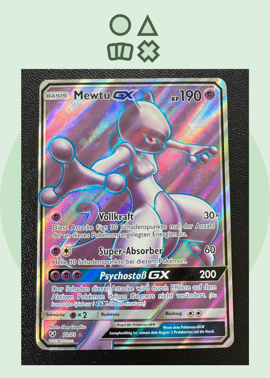 Mewtu GX - NM (SLG72 SM Shining Legends)