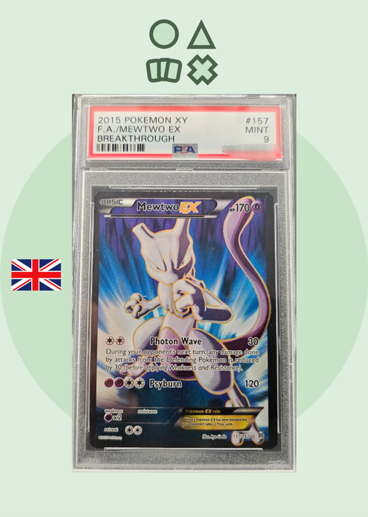 Mewtwo EX - PSA 9 (BKT157 XY Breakthrough)