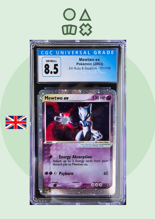 Mewtwo EX - CGC 8.5 (RS101 EX Ruby & Sapphire)