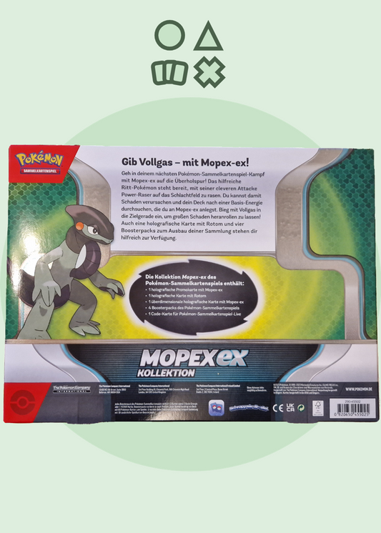 Pokémon Mopex ex Kollektion - deutsch