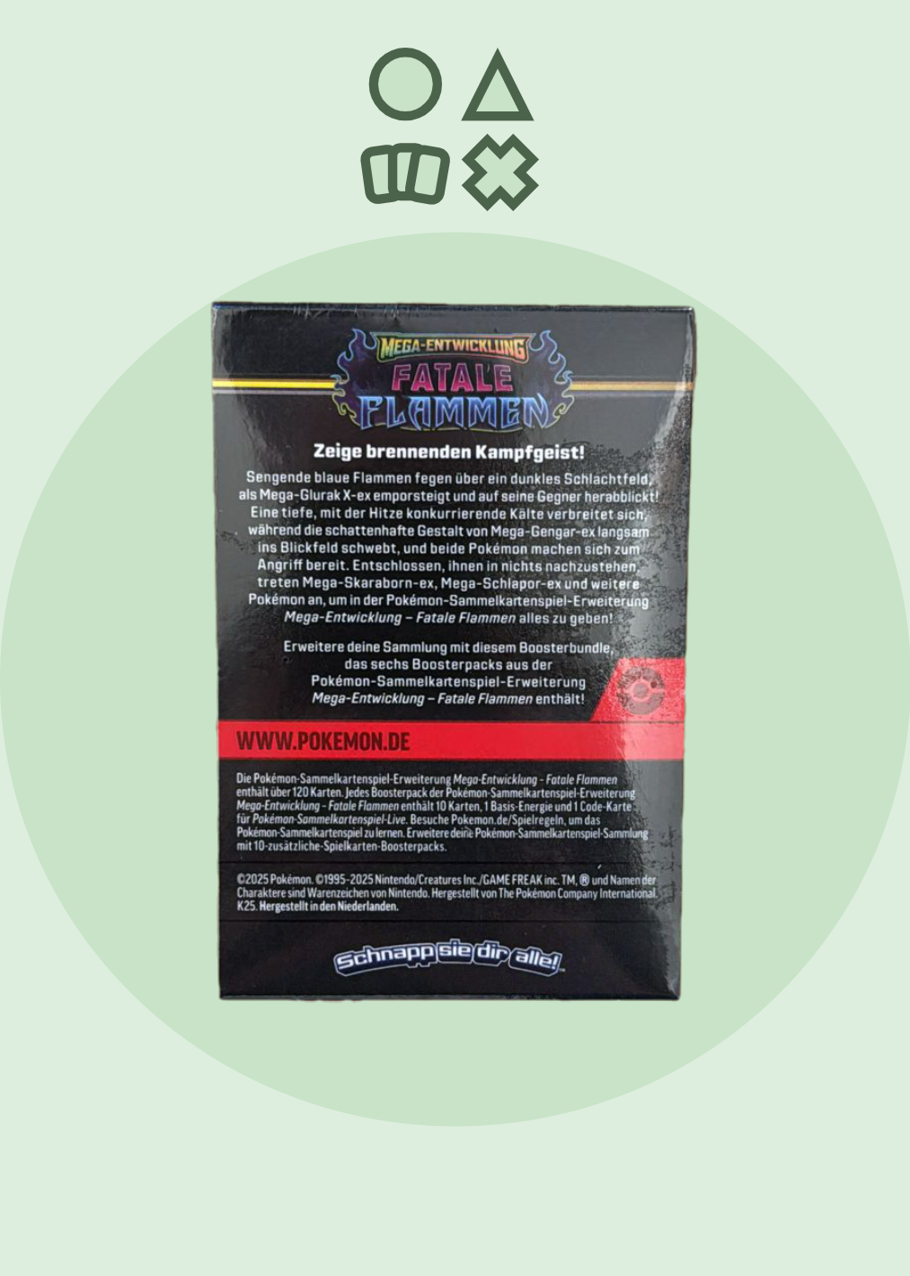 Pokémon Mega Entwicklung Fatale Flammen Booster Bundle - deutsch