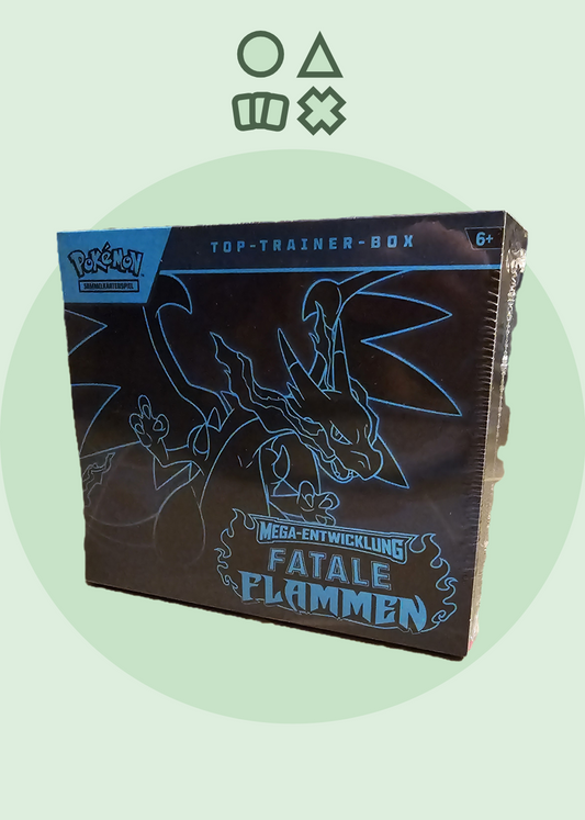 Pokémon Mega Entwicklung Fatale Flammen Top Trainer Box - deutsch