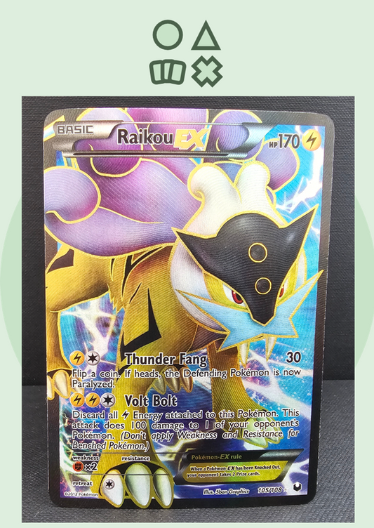Raikou EX - EXC-NM (DEX105 B&amp;W Dark Explorers)