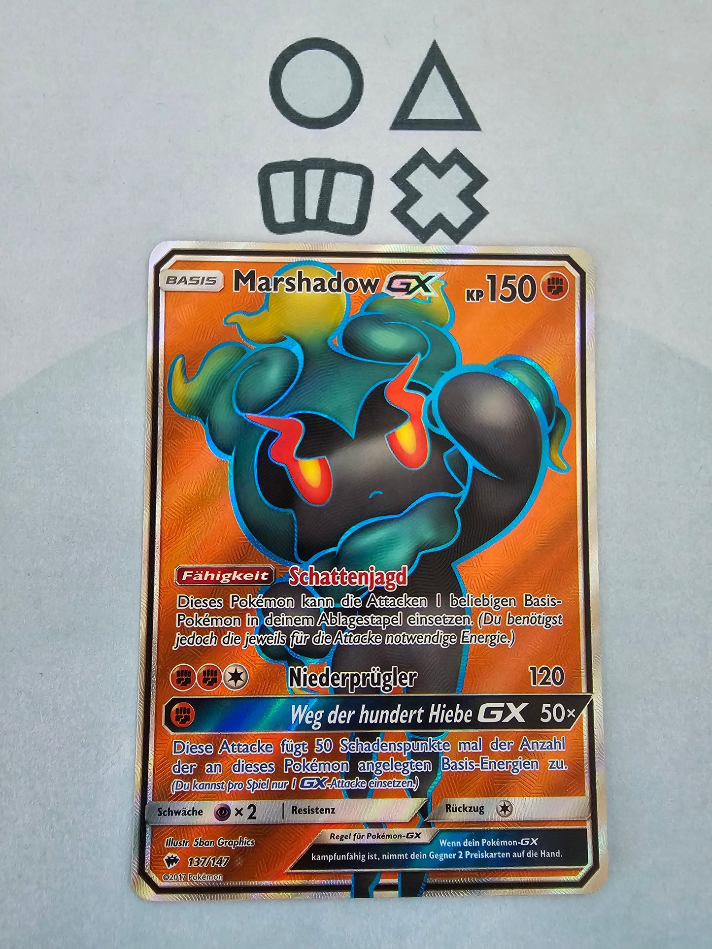 Marshadow GX - NM (BUS137 SM Burning Shadows)