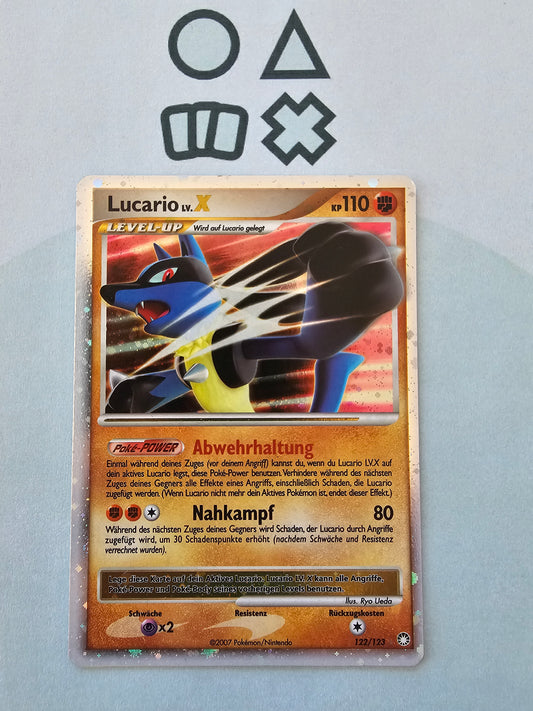 Lucario Lv.X - NM (MT122 D&P Mysterious Treasures)