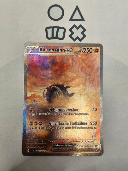 Riesenzahn EX - NM (SVI246 S&V Base Set)