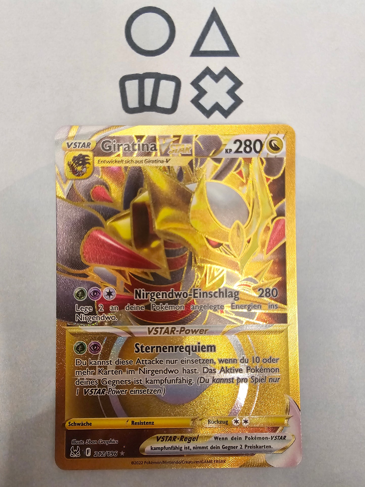 Giratina VSTAR - NM (LOR212 SWSH Lost Origin)