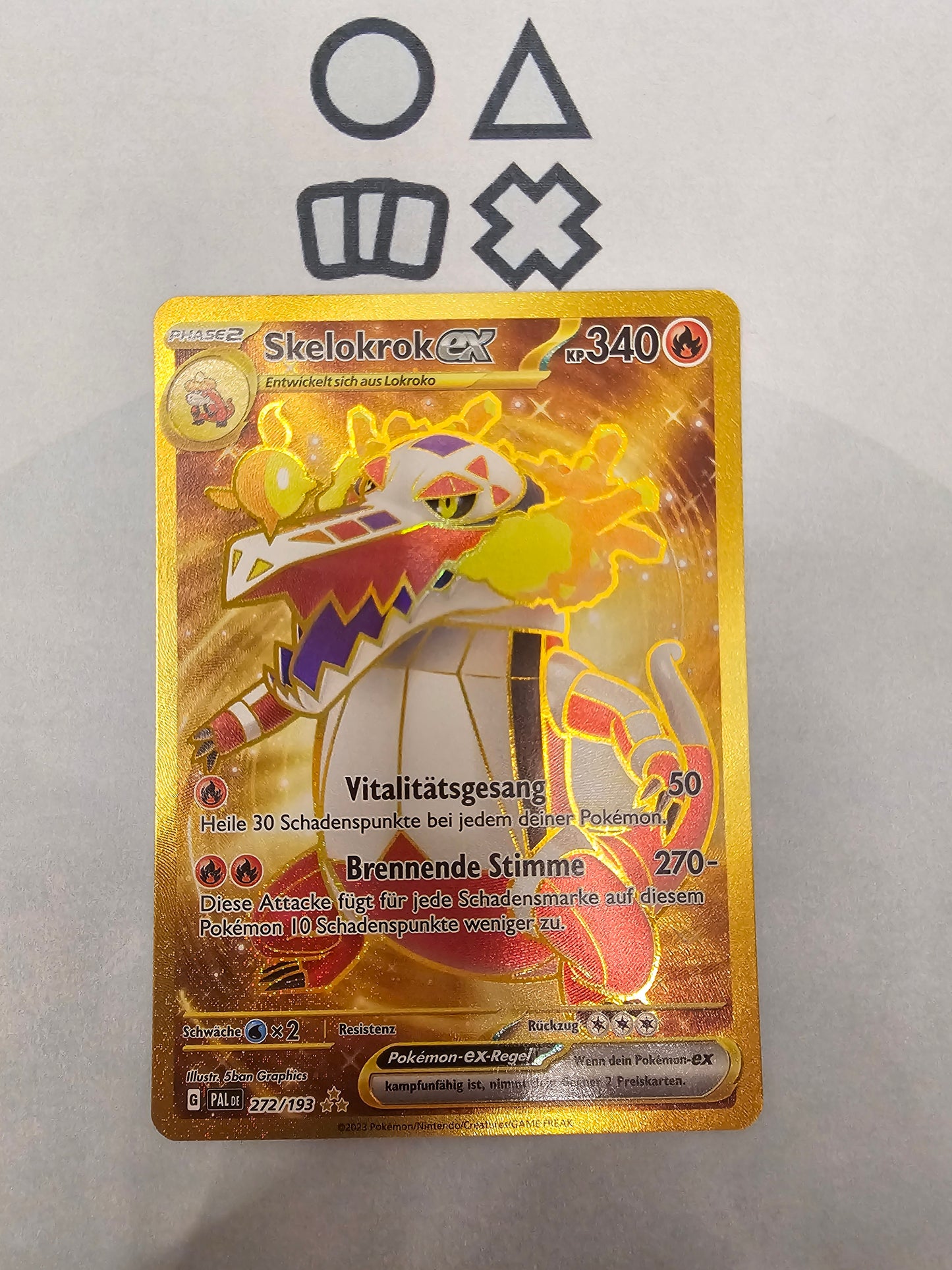 Skelokrok EX - NM (PAL272 S&V Paldea Evolved)