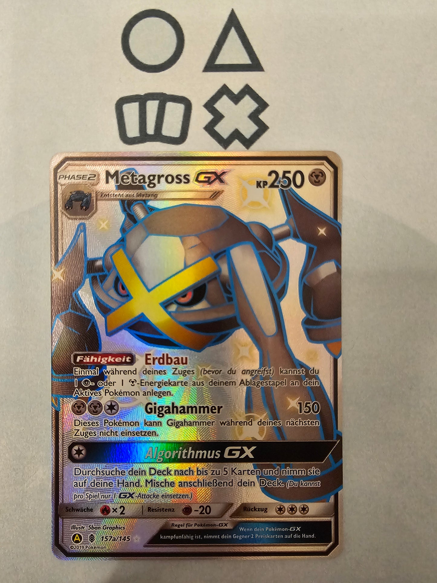 Metagross GX - NM (GRI157a SWSH Guardians Rising)