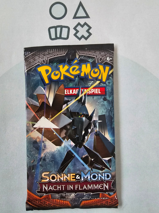 Pokémon Sonne & Mond Nacht in Flammen Booster - deutsch