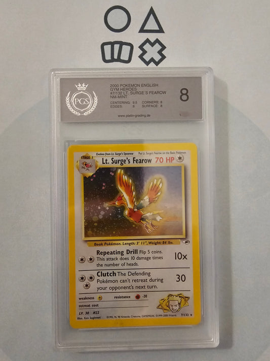 Lt. Surge's Fearow - PGS 8 (GH12 Gym Heroes)