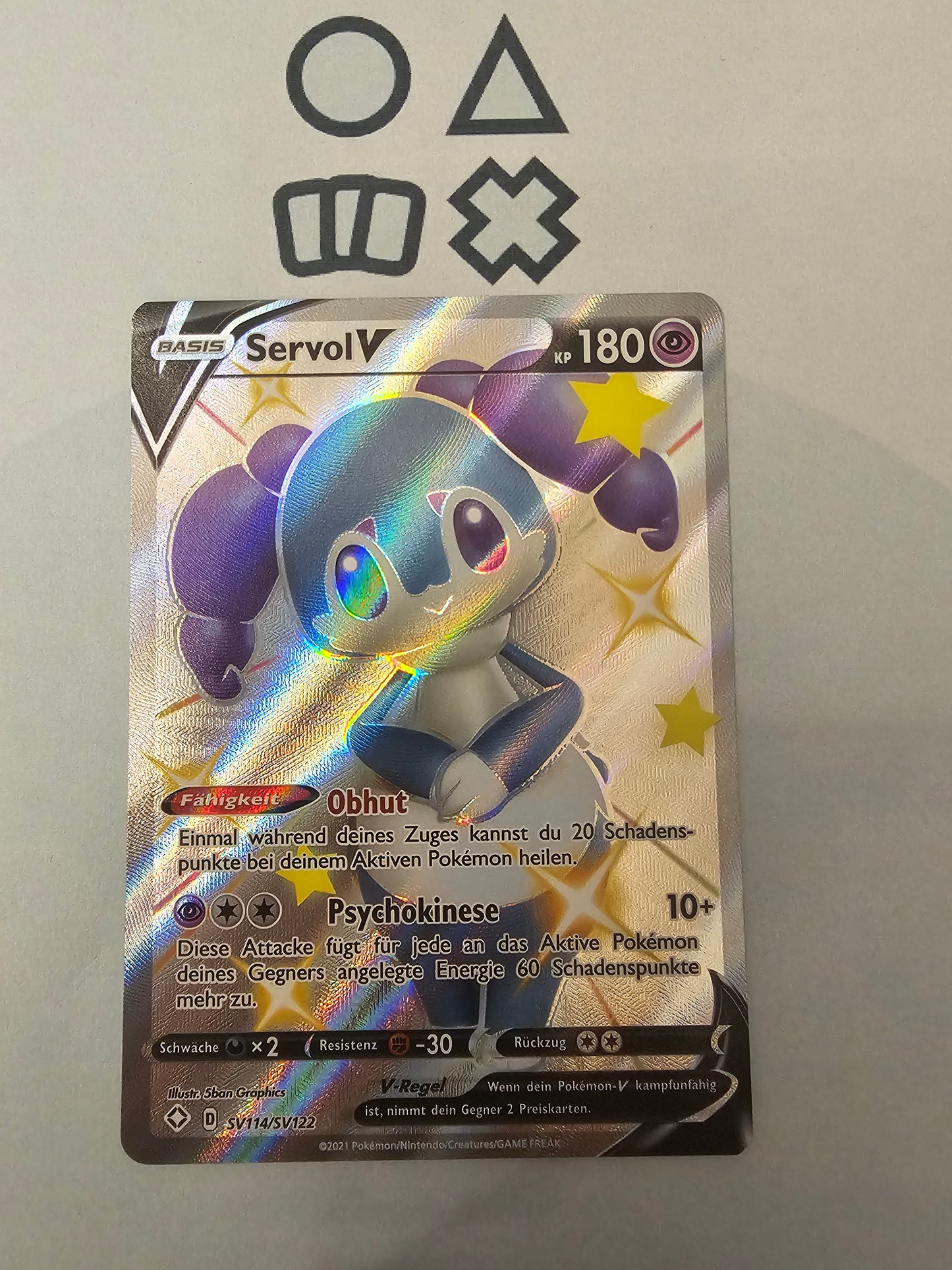 Servol V - NM (SHF SV114 SWSH Shining Fates)