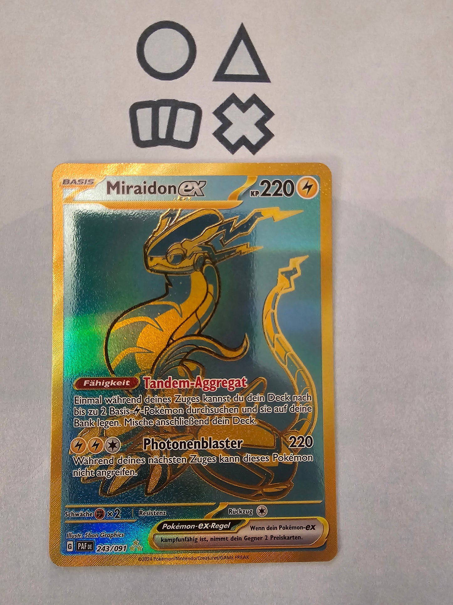 Miraidon EX - NM (PAF243 S&V Paldea Evolved)
