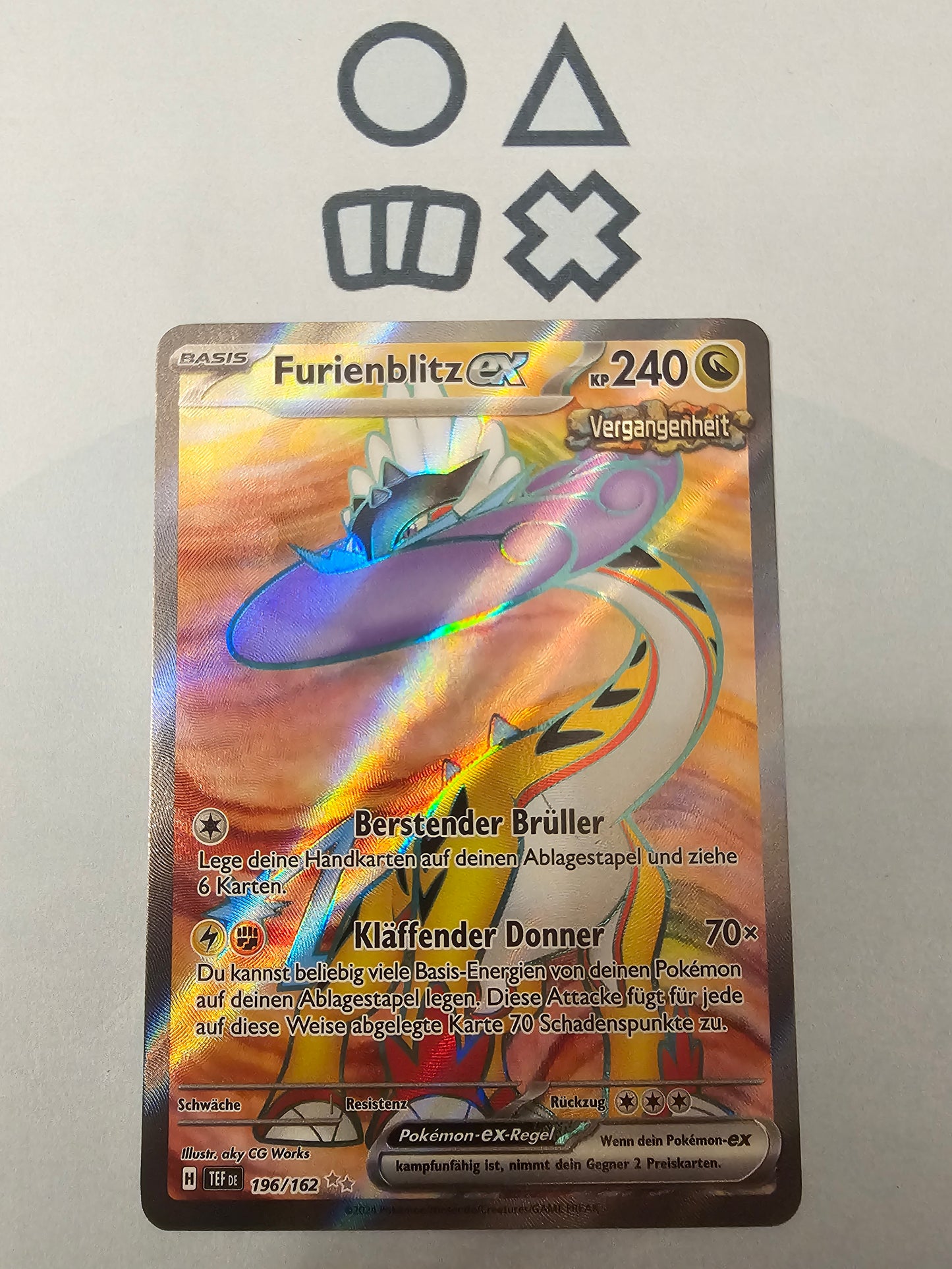 Furienblitz EX - NM (TEF196 S&V Temporal Forces)