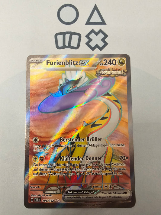 Furienblitz EX - NM (TEF196 S&V Temporal Forces)