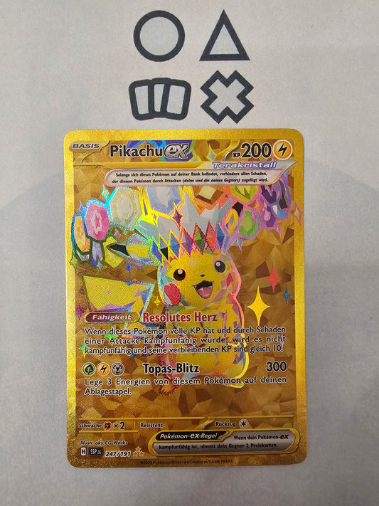 Pikachu EX - NM (SSP247 S&V Surging Sparks)