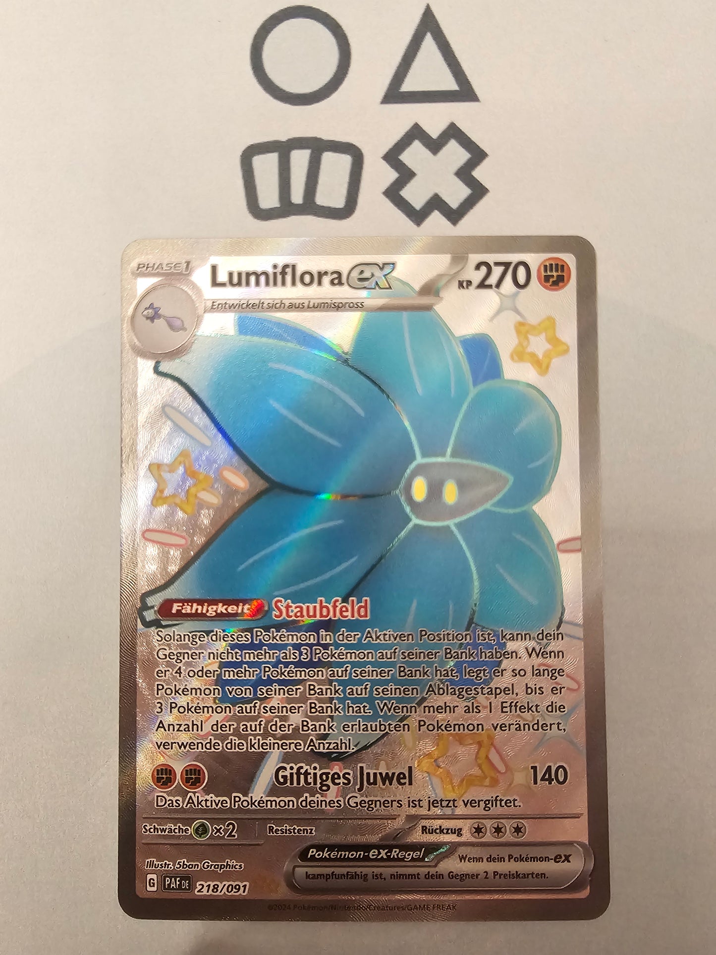 Lumiflora EX - NM (PAF218 S&V Paldean Fates)