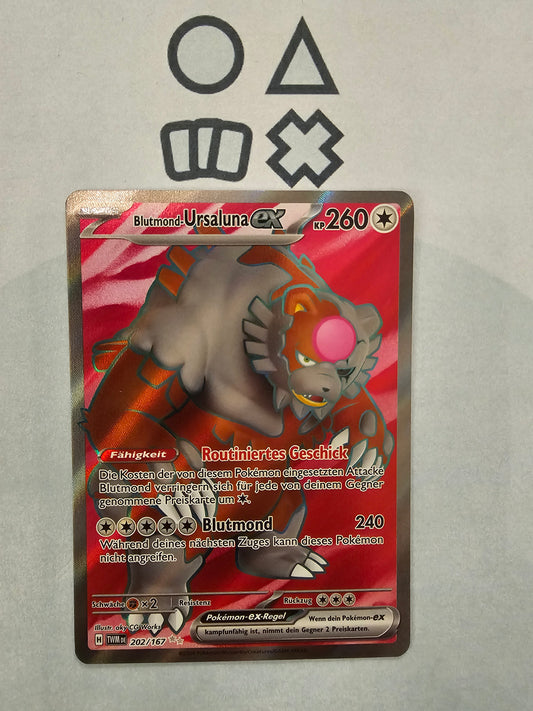 Blutmond-Ursaluna EX - NM (TWM202 S&V Twilight Masquerade)
