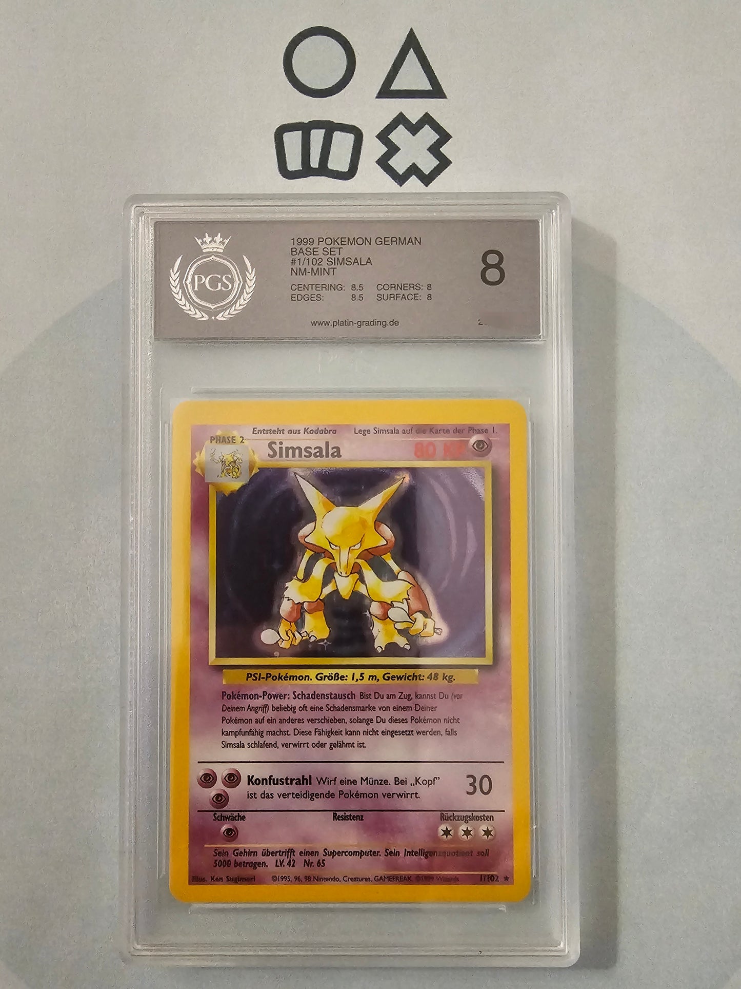 Simsala - PGS 8 (BS1 Base Set)