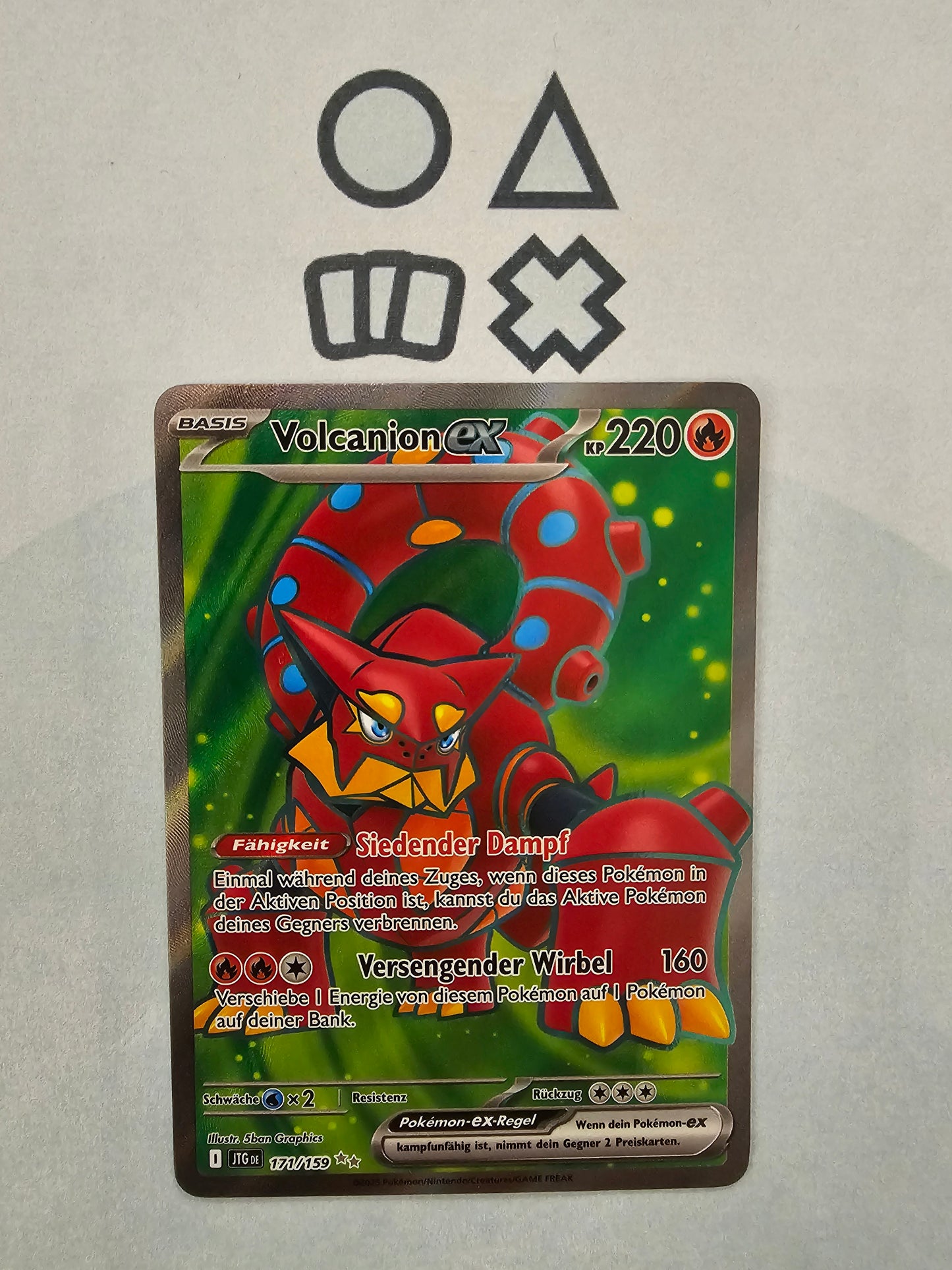 Volcanion EX - NM (JTG171 S&V Journey Together)