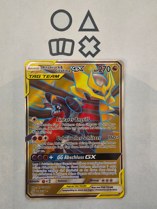 Knakrack & Giratina GX - NM (UNM228 SM Unified Minds)