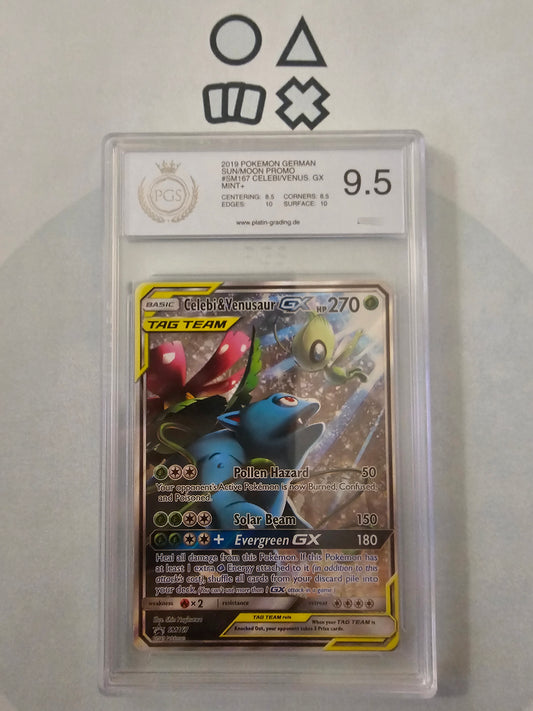 Celebi & Venusaur GX - PGS 9.5 (SM167 SM Promo)