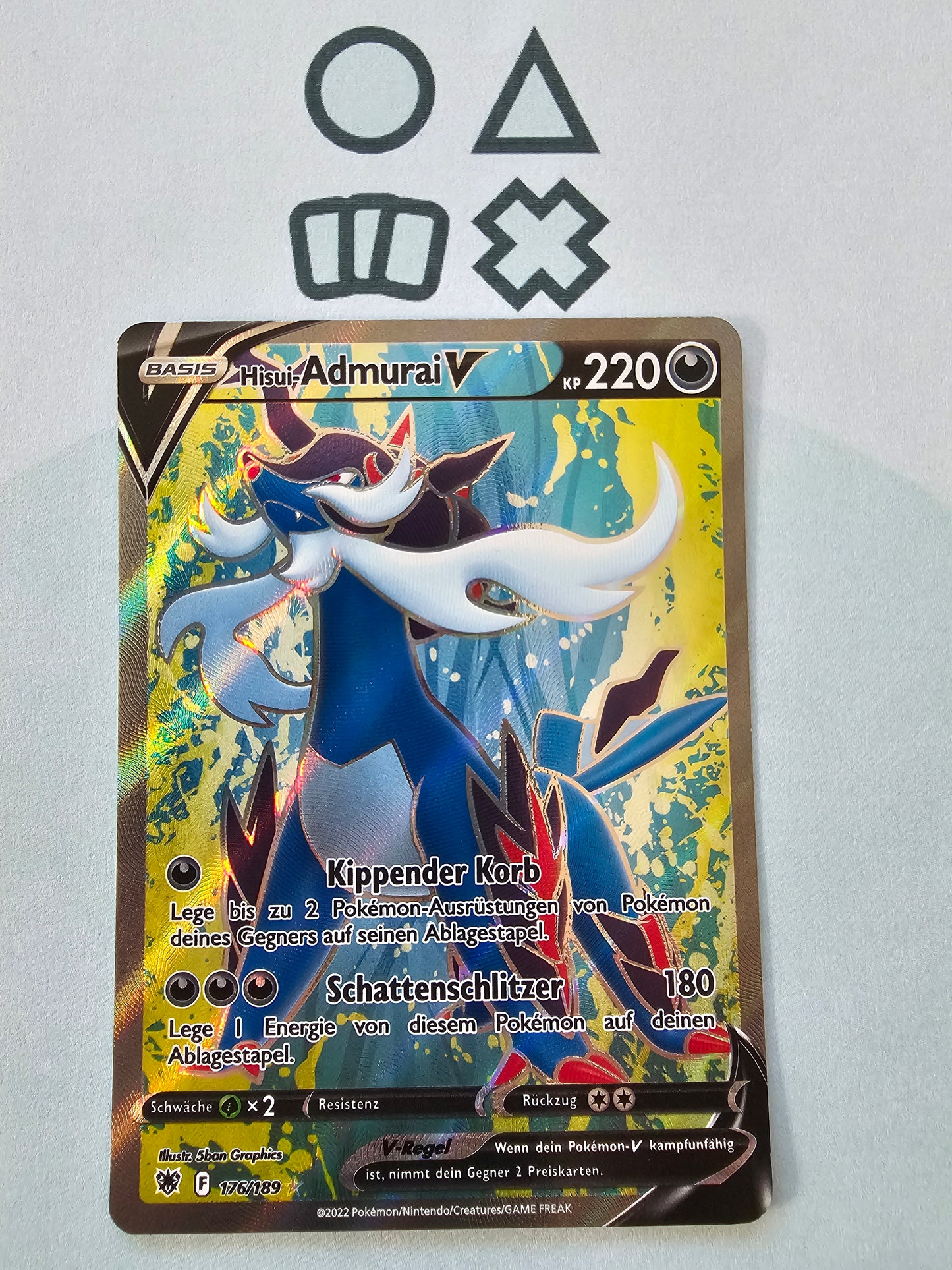 Hisui-Admurai V - NM (ASR176 SWSH Astral Radiance)